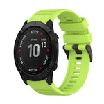 26mm Horizontal Texture Silicone Watch Band with Removal Tool, For Garmin Fenix 6X Sapphire, For Garmin Fenix 5X Sapphire, For Garmin Fenix 5X Plus, For Garmin Fenix 3, For Garmin Fenix 3 HR, For Garmin Fenix 3 Sapphire