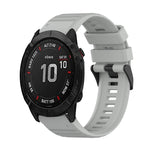 26mm Horizontal Texture Silicone Watch Band with Removal Tool, For Garmin Fenix 6X Sapphire, For Garmin Fenix 5X Sapphire, For Garmin Fenix 5X Plus, For Garmin Fenix 3, For Garmin Fenix 3 HR, For Garmin Fenix 3 Sapphire