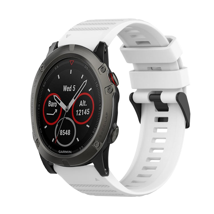 26mm Horizontal Texture Silicone Watch Band with Removal Tool, For Garmin Fenix 6X Sapphire, For Garmin Fenix 5X Sapphire, For Garmin Fenix 5X Plus, For Garmin Fenix 3, For Garmin Fenix 3 HR, For Garmin Fenix 3 Sapphire