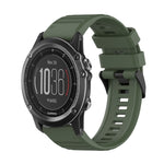 26mm Horizontal Texture Silicone Watch Band with Removal Tool, For Garmin Fenix 6X Sapphire, For Garmin Fenix 5X Sapphire, For Garmin Fenix 5X Plus, For Garmin Fenix 3, For Garmin Fenix 3 HR, For Garmin Fenix 3 Sapphire