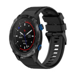26mm Horizontal Texture Silicone Watch Band with Removal Tool, For Garmin Descent MK 2, For Garmin Descent MK 2i