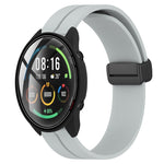 22mm Solid Color Magnetic Clasp Silicone Watch Band, For Xiaomi MI Watch Color