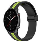 22mm Folding Magnetic Clasp Silicone Watch Band, For Amazfit GTR 4, For Amazfit GTR 3, For Amazfit GTR 3 Pro, For Amazfit GTR 2e