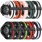 20mm 접이식 자석 잠금 실리콘 시계줄, 삼성 갤럭시 워치 액티브 2 40mm용, 삼성 갤럭시 워치 액티브 2 44mm용, 삼성 갤럭시 워치 42mm용