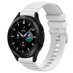 20mm wavy dot pattern solid color silicone watch band for Galaxy Watch, compatible with Samsung Galaxy Watch 4 and Active 2