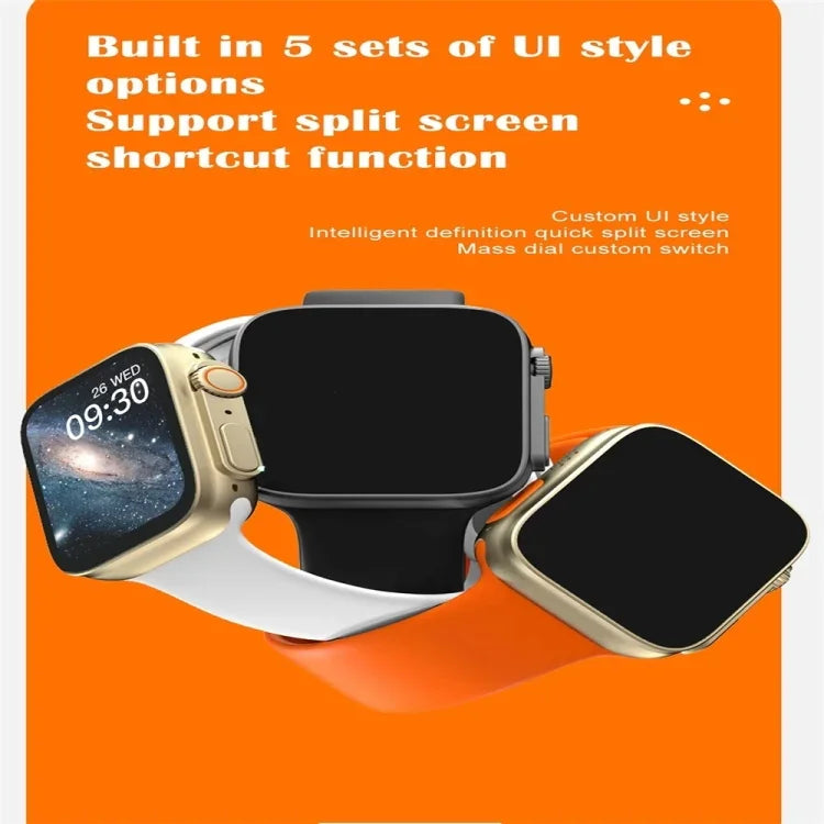 S8 Ultra 1.81인치 컬러 스크린 스마트 워치, 심박수 모니터링 / 혈압 모니터링 지원