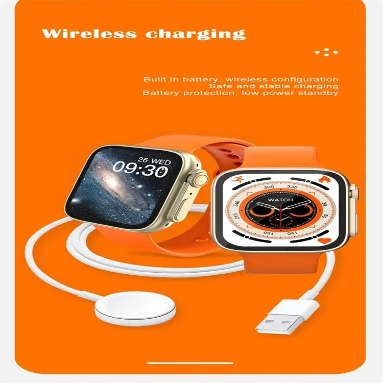 S8 Ultra 1.81인치 컬러 스크린 스마트 워치, 심박수 모니터링 / 혈압 모니터링 지원