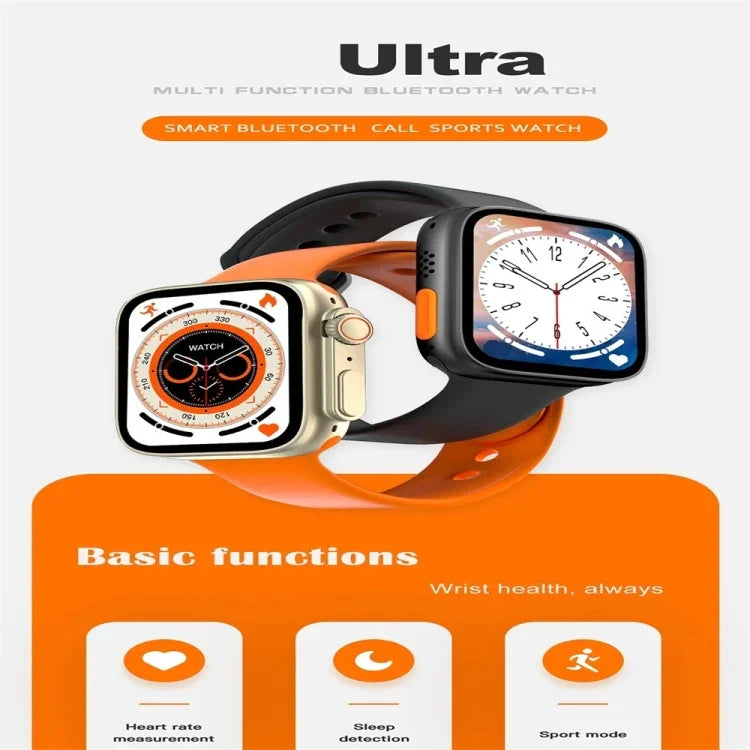 S8 Ultra 1.81인치 컬러 스크린 스마트 워치, 심박수 모니터링 / 혈압 모니터링 지원
