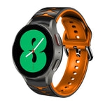 Curved Texture Silicone Watch Band, For Samsung Galaxy Watch 4 44mm, For Samsung Galaxy Watch 4 40mm, For Samsung  Galaxy Watch 4 Classic 42mm
