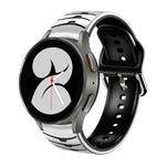 Curved Texture Silicone Watch Band, For Samsung Galaxy Watch 4 44mm, For Samsung Galaxy Watch 4 40mm, For Samsung  Galaxy Watch 4 Classic 42mm
