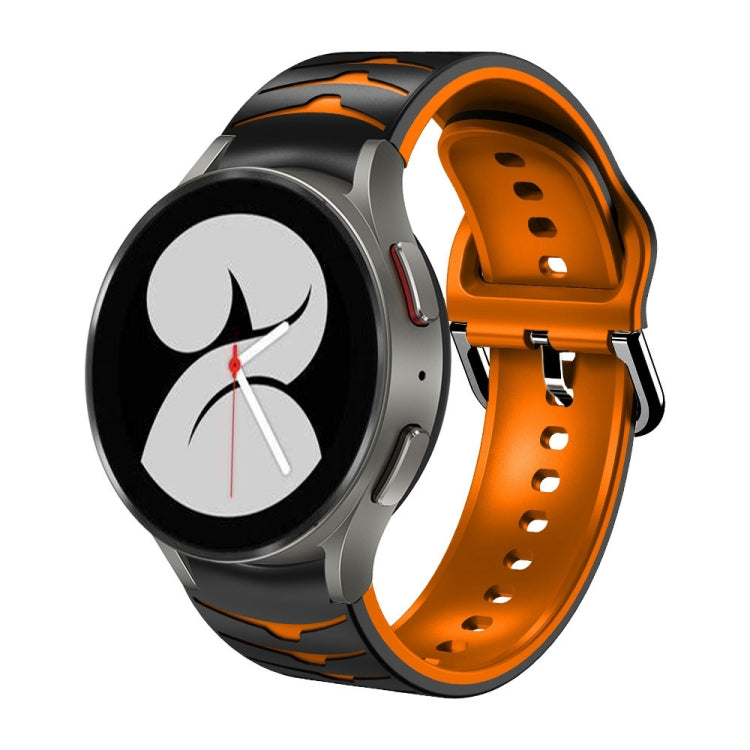 Curved Texture Silicone Watch Band, For Samsung Galaxy Watch 4 44mm, For Samsung Galaxy Watch 4 40mm, For Samsung  Galaxy Watch 4 Classic 42mm