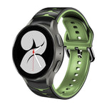 Curved Texture Silicone Watch Band, For Samsung Galaxy Watch 4 44mm, For Samsung Galaxy Watch 4 40mm, For Samsung  Galaxy Watch 4 Classic 42mm