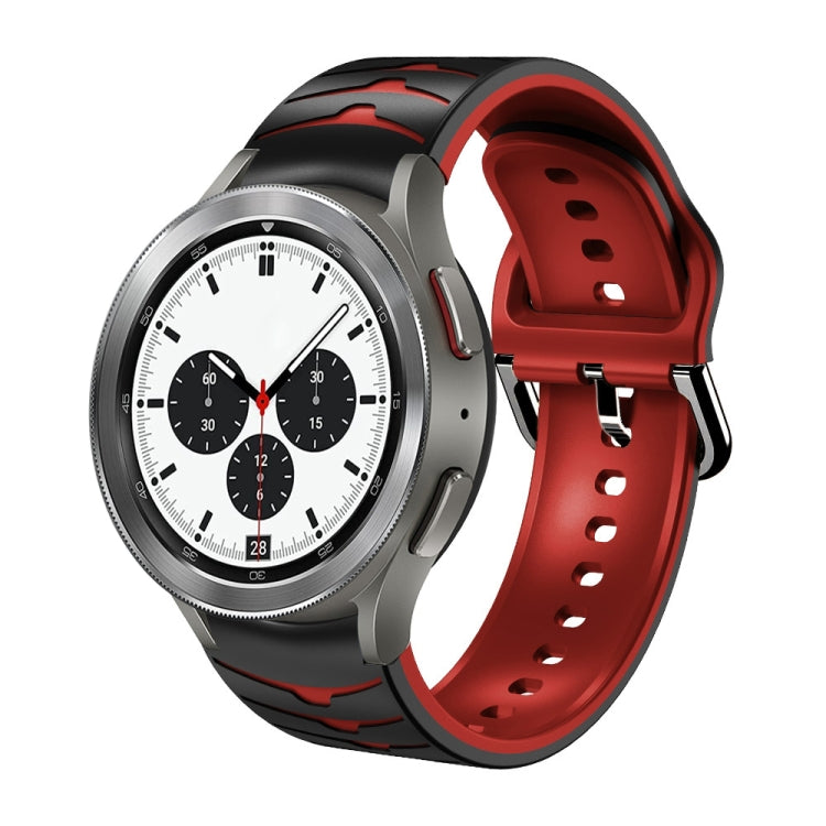 Curved Texture Silicone Watch Band, For Samsung Galaxy Watch 4 44mm, For Samsung Galaxy Watch 4 40mm, For Samsung  Galaxy Watch 4 Classic 42mm