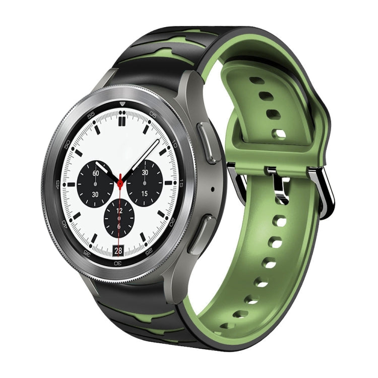 Curved Texture Silicone Watch Band, For Samsung Galaxy Watch 4 44mm, For Samsung Galaxy Watch 4 40mm, For Samsung  Galaxy Watch 4 Classic 42mm