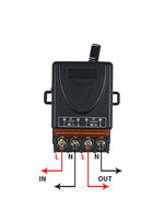 AC 220V 30A 채널 고출력 저소비 전력 범용 산업용 리프터 제어 무선 리모컨 스위치