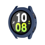 삼성 갤럭시 워치4/5 44mm ENKAY 햇-프린스 방수 풀 커버 PC 프레임 + 9H 강화유리 케이스