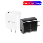 PD11 미니 싱글 포트 PD3.0 USB-C / Type-C 20W 고속 충전기 iPhone / iPad 시리즈용, 미국 플러그, 미국 플러그