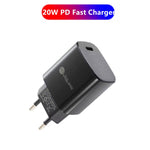 PD11 미니 싱글 포트 PD3.0 USB-C / Type-C 20W 고속 충전기 iPhone / iPad 시리즈용, 유럽 플러그, 유럽 플러그