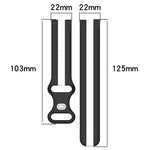22mm 버터플라이 버클 투톤 실리콘 시계 밴드, 삼성 갤럭시 워치3 45mm용, 삼성 갤럭시 워치 46mm용, 삼성 기어 S3 클래식용, 삼성 기어 S3 프론티어용