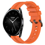 22mm Concave Striped Slicone Watch Band, For Xiaomi Watch S2 42mm, For Xiaomi Watch S2 46mm, For Xiaomi MI Watch S1, For Xiaomi MI Watch S1 Pro