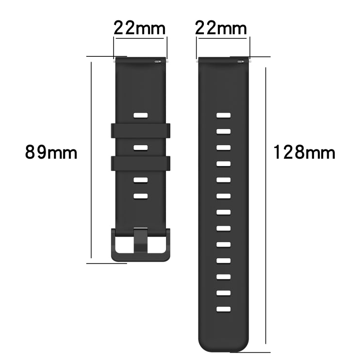22mm Concave Striped Slicone Watch Band, For Xiaomi Watch S2 42mm, For Xiaomi Watch S2 46mm, For Xiaomi MI Watch S1, For Xiaomi MI Watch S1 Pro
