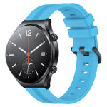 22mm Concave Striped Slicone Watch Band, For Xiaomi Watch S2 42mm, For Xiaomi Watch S2 46mm, For Xiaomi MI Watch S1, For Xiaomi MI Watch S1 Pro