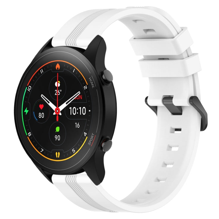 22mm Concave Striped Slicone Watch Band, For Xiaomi Watch S2 42mm, For Xiaomi Watch S2 46mm, For Xiaomi MI Watch S1, For Xiaomi MI Watch S1 Pro