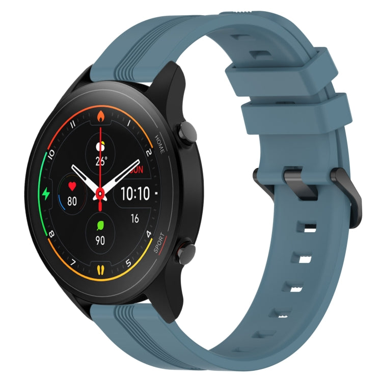 22mm Concave Striped Slicone Watch Band, For Xiaomi Watch S2 42mm, For Xiaomi Watch S2 46mm, For Xiaomi MI Watch S1, For Xiaomi MI Watch S1 Pro