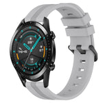 22mm Concave Striped Slicone Watch Band, For Huawei Watch GT 2E, For Huawei GT2 46mm, For Honor Watch GS 3, For Honor Watch GS Pro