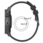 20mm Concave Striped Slicone Watch Band, For Samsung Galaxy Watch4 44mm, For Samsung Galaxy Watch4 40mm, For Samsung  Galaxy Watch 4 Classic 42mm, For Samsung  Galaxy Watch 4 Classic 46mm