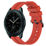 20mm Concave Striped Slicone Watch Band, For Samsung Galaxy Watch Active 2 40mm, For Samsung Galaxy Watch Active 2 44mm, For Samsung Galaxy Watch 42mm, For Samsung Galaxy Watch 6 44mm
