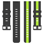 22mm Vertical Two-Color Silicone Watch Band, For Xiaomi MI Watch S2 42mm, For Xiaomi MI Watch S2 46mm