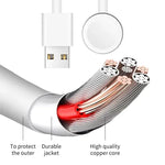 1m USB 자석 고속 충전기 충전 케이블, 애플 워치 시리즈 Ultra/8/7/6/SE/SE2/5/4/3/2/1용, DS-XB011