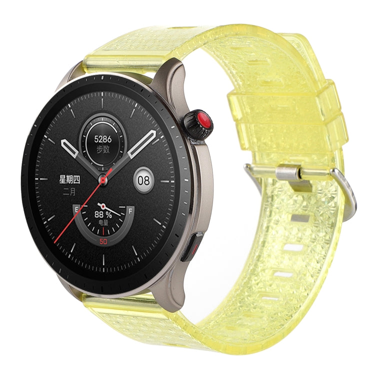 22mm Transparent Shiny Diamond TPU Watch Band, For Huawei Watch3, For Huawei Watch3 Pro, For Huawei Watch GT 2e, For Huawei Watch GT 42mm / 46mm