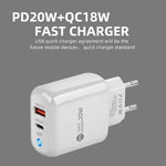 PD04 Type-C + USB 휴대폰 충전기 Type-C to 8핀 케이블 포함, 영국 플러그, 영국 플러그 + Type-C to 8핀 케이블