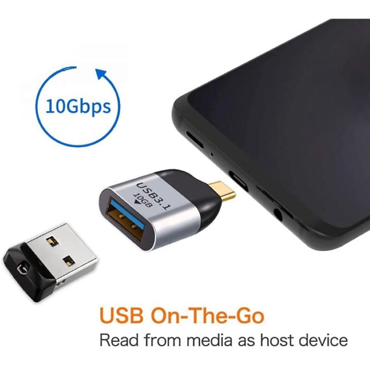 USB 3.0 타입 A 암 to USB 3.1 타입 C 수 OTG 데이터 10Gbps 어댑터, 노트북 및 휴대폰용