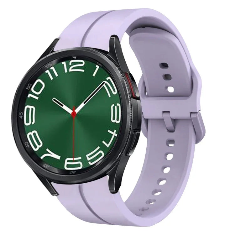 20mm Loop Silicone Watch Band, For Samsung Galaxy Watch 6 40mm, For Samsung Galaxy Watch 6 Classic 43mm