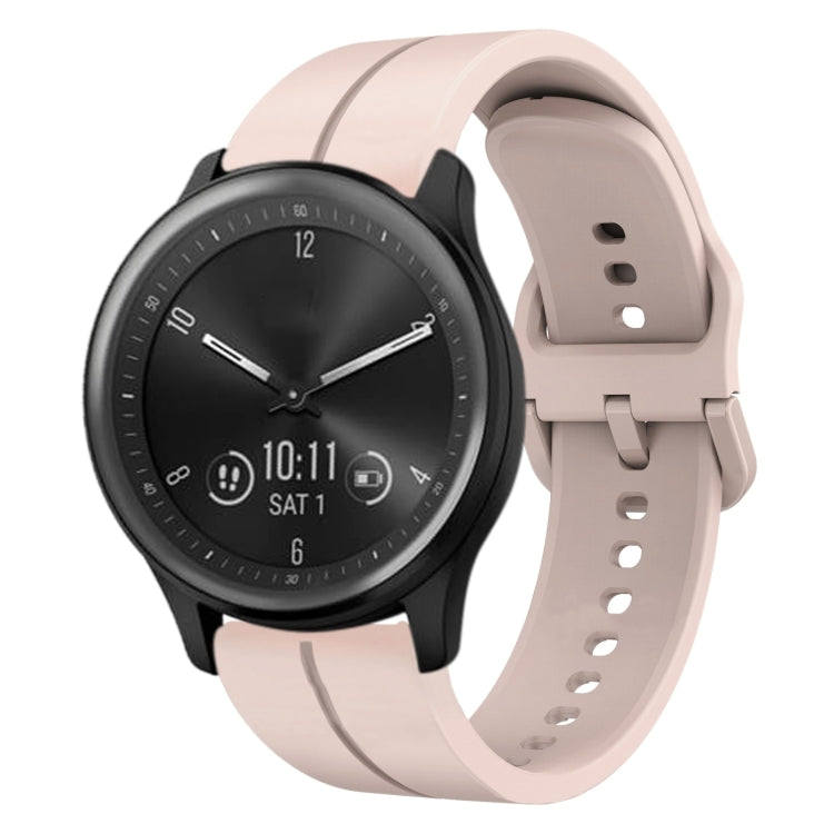 20mm Loop Silicone Watch Band, For Garmin Vivomove Sport, For Garmin Venu 2 Plus, For Garmin Approach S40, For Garmin Forerunner 158