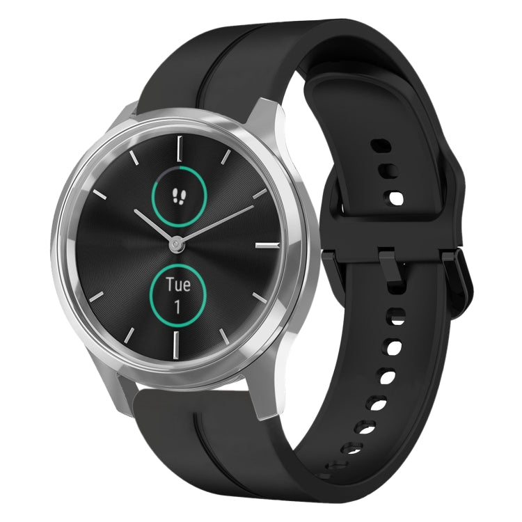20mm Loop Silicone Watch Band, For Garmin Forerunner 55, For Garmin Venu, For Garmin Venu SQ, For Garminmove Luxe