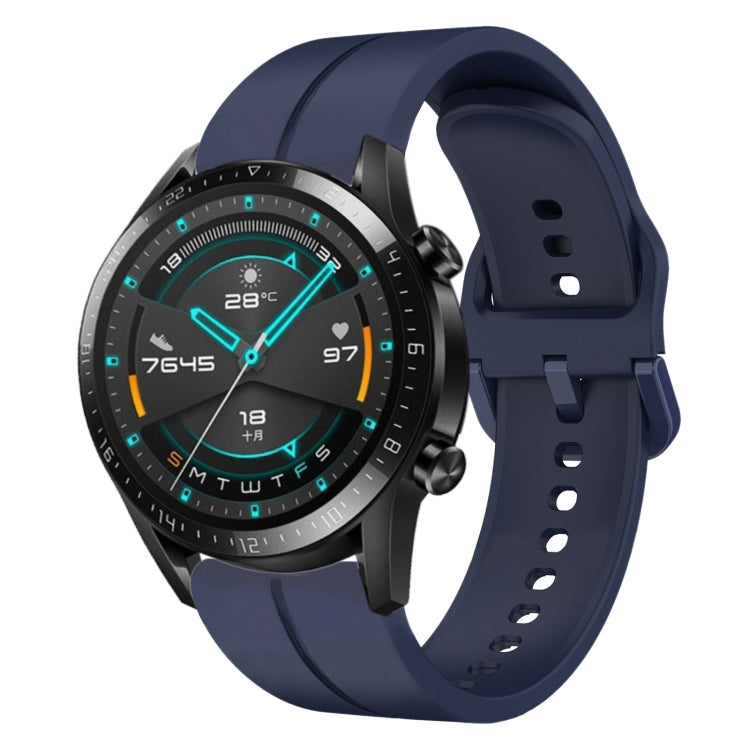 20mm Loop Silicone Watch Band, For Huawei Watch GT3 Pro 43mm, For Huawei Watch GT3 42mm, For Huawei Watch GT2 42mm, For Huawei Watch 2