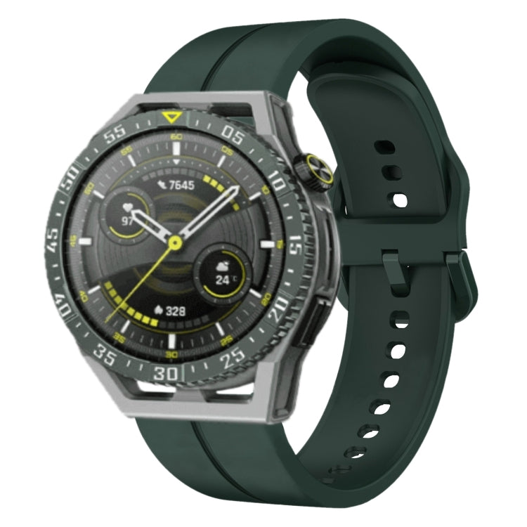 22mm Loop Silicone Watch Band, For Huawei Watch Buds, For Huawei Watch GT 3 SE, For Huawei Watch GT3 Pro 46mm, For Huawei Watch GT3 46mm