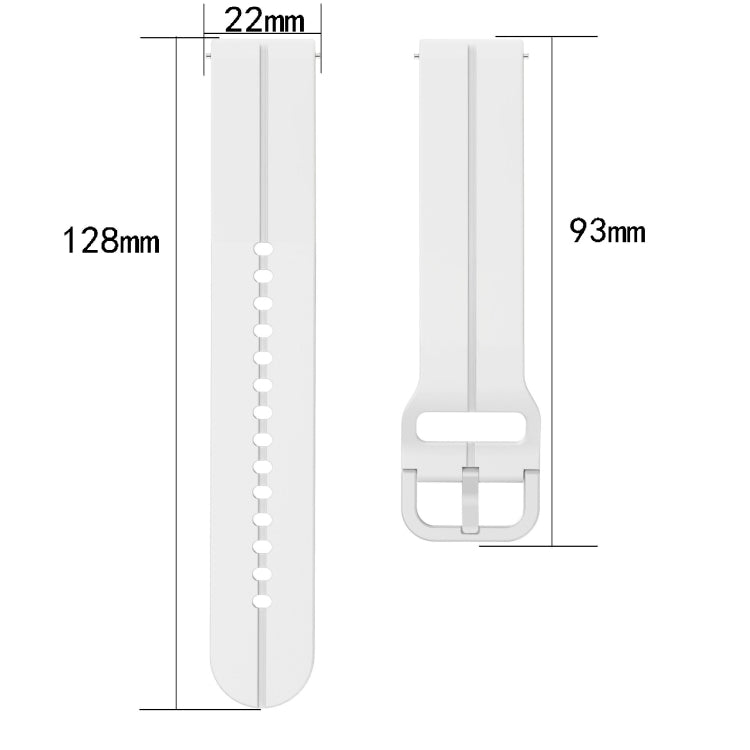 22mm  Loop Silicone Watch Band, For Amazfit GTR 4, For Amazfit GTR 4 Pro, For Amazfit GTR 3, For Amazfit GTR 3 Pro