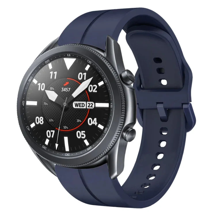 22mm 루프 실리콘 시계 밴드, Samsung Galaxy Watch3 45mm용, Samsung Galaxy Watch 46mm용, Samsung Gear S3 Classic용, Samsung Gear S3 Frontier용