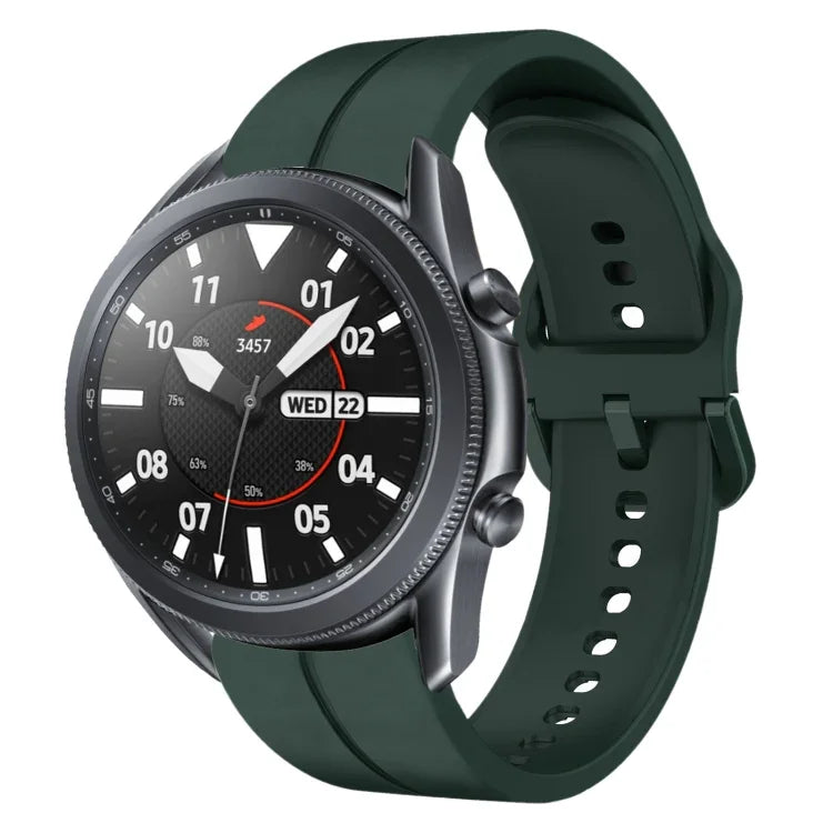 22mm 루프 실리콘 시계 밴드, Samsung Galaxy Watch3 45mm용, Samsung Galaxy Watch 46mm용, Samsung Gear S3 Classic용, Samsung Gear S3 Frontier용