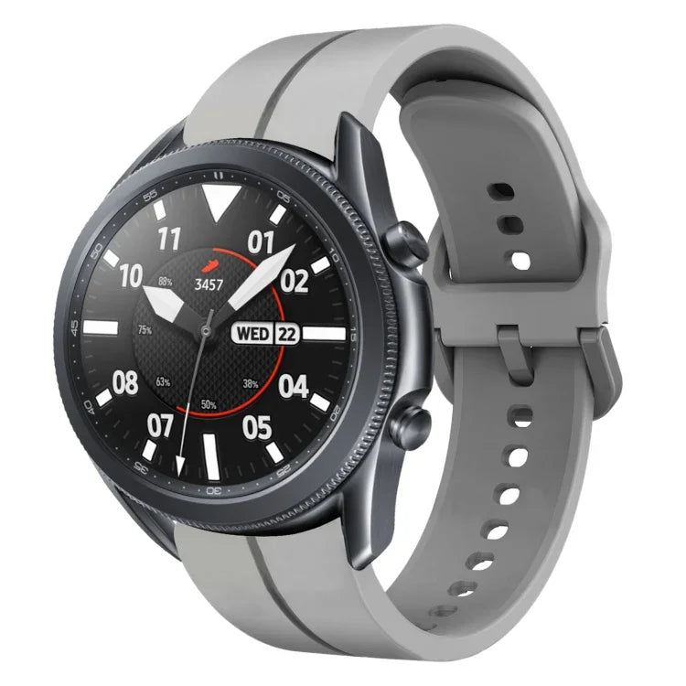 22mm 루프 실리콘 시계 밴드, Samsung Galaxy Watch3 45mm용, Samsung Galaxy Watch 46mm용, Samsung Gear S3 Classic용, Samsung Gear S3 Frontier용