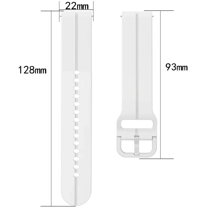 22mm 루프 실리콘 시계 밴드, Samsung Galaxy Watch3 45mm용, Samsung Galaxy Watch 46mm용, Samsung Gear S3 Classic용, Samsung Gear S3 Frontier용