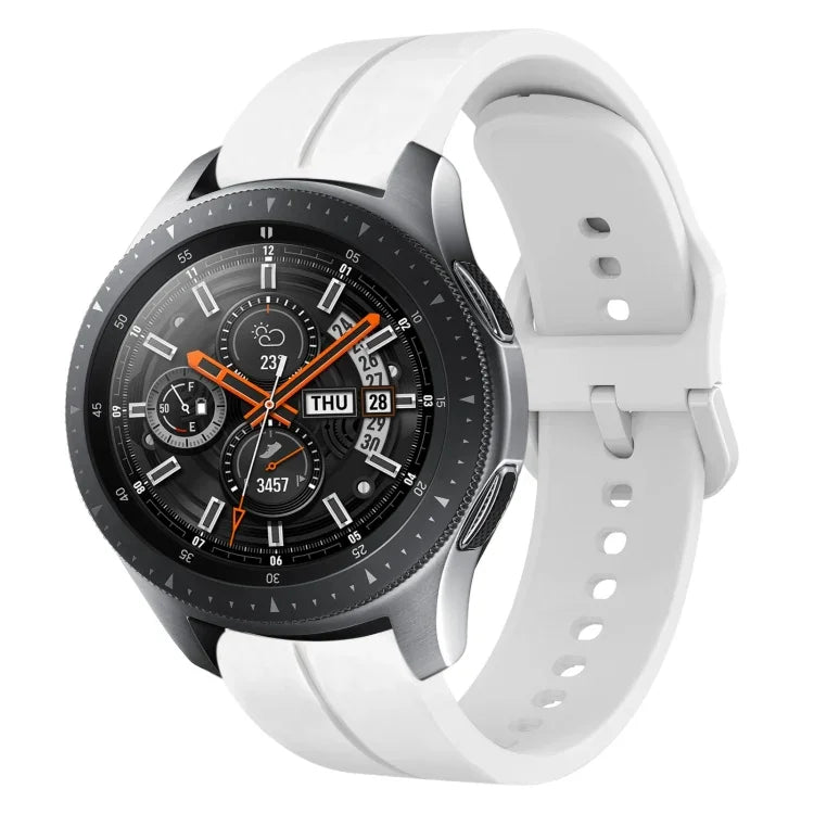 22mm 루프 실리콘 시계 밴드, Samsung Galaxy Watch3 45mm용, Samsung Galaxy Watch 46mm용, Samsung Gear S3 Classic용, Samsung Gear S3 Frontier용