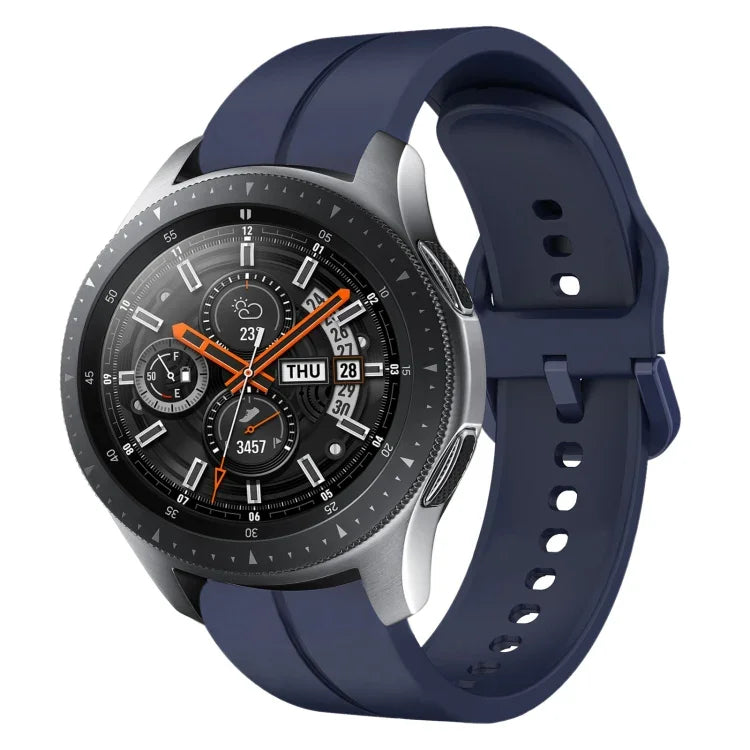22mm 루프 실리콘 시계 밴드, Samsung Galaxy Watch3 45mm용, Samsung Galaxy Watch 46mm용, Samsung Gear S3 Classic용, Samsung Gear S3 Frontier용