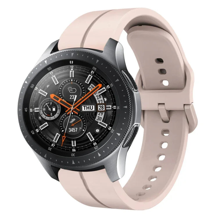 22mm 루프 실리콘 시계 밴드, Samsung Galaxy Watch3 45mm용, Samsung Galaxy Watch 46mm용, Samsung Gear S3 Classic용, Samsung Gear S3 Frontier용