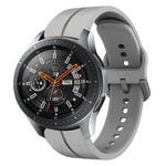 22mm 루프 실리콘 시계 밴드, Samsung Galaxy Watch3 45mm용, Samsung Galaxy Watch 46mm용, Samsung Gear S3 Classic용, Samsung Gear S3 Frontier용